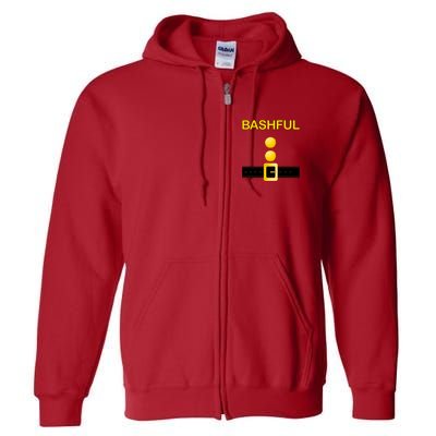 Bashful Dwarf Costume Full Zip Hoodie