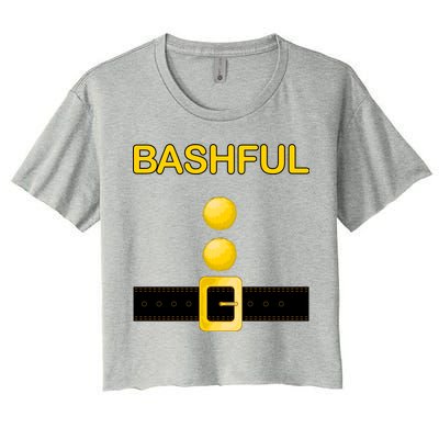 Bashful Dwarf Costume Women's Crop Top Tee