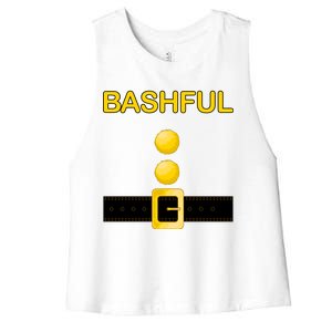 Bashful Dwarf Costume Women's Racerback Cropped Tank