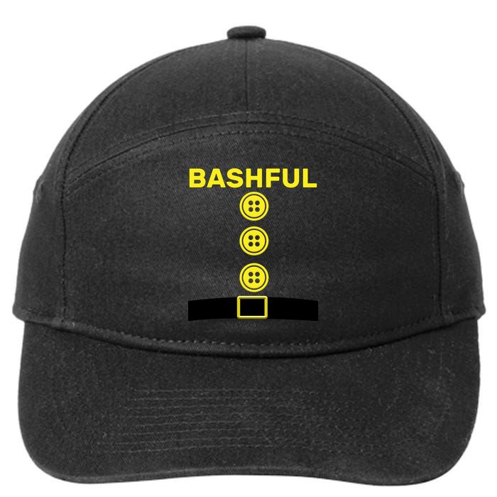 Bashful Dwarf Halloween Costume 7-Panel Snapback Hat