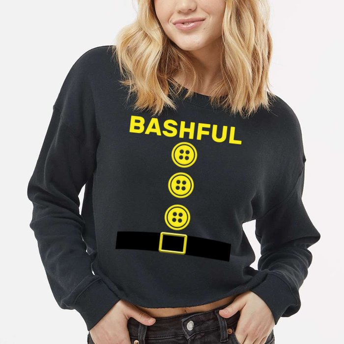 Bashful Dwarf Halloween Costume Cropped Pullover Crew