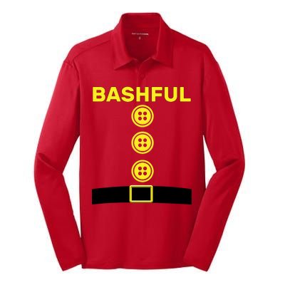 Bashful Dwarf Halloween Costume Silk Touch Performance Long Sleeve Polo