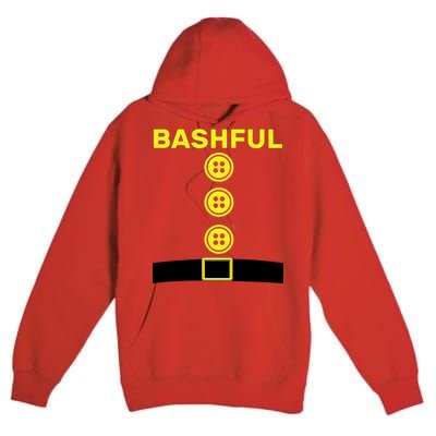 Bashful Dwarf Halloween Costume Premium Pullover Hoodie