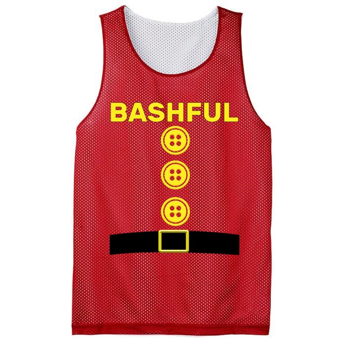 Bashful Dwarf Halloween Costume Mesh Reversible Basketball Jersey Tank