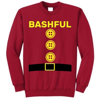 Bashful Dwarf Halloween Costume Tall Sweatshirt