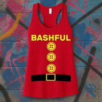 Bashful Dwarf Halloween Costume Womens Tank Top