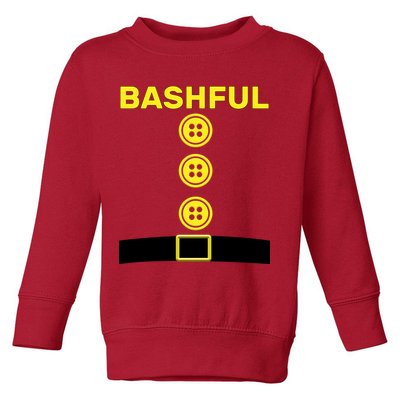 Bashful Dwarf Halloween Costume Toddler Sweatshirt