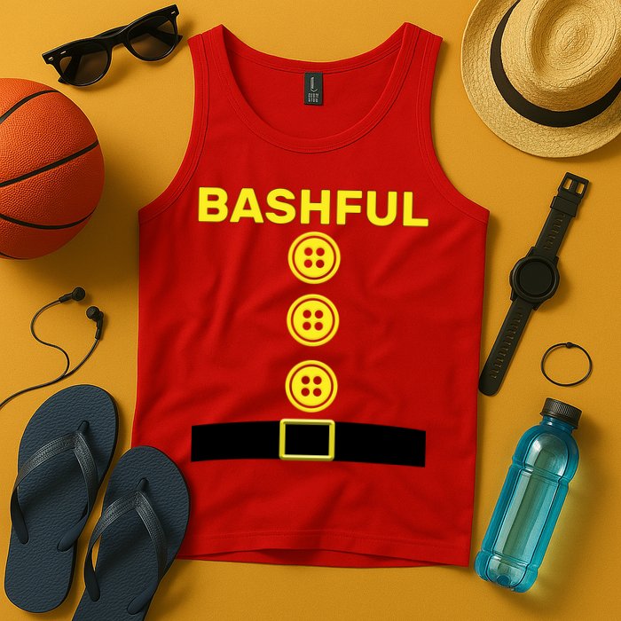 Bashful Dwarf Halloween Costume Tank Top