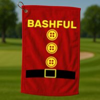 Bashful Dwarf Halloween Costume Golf Towel