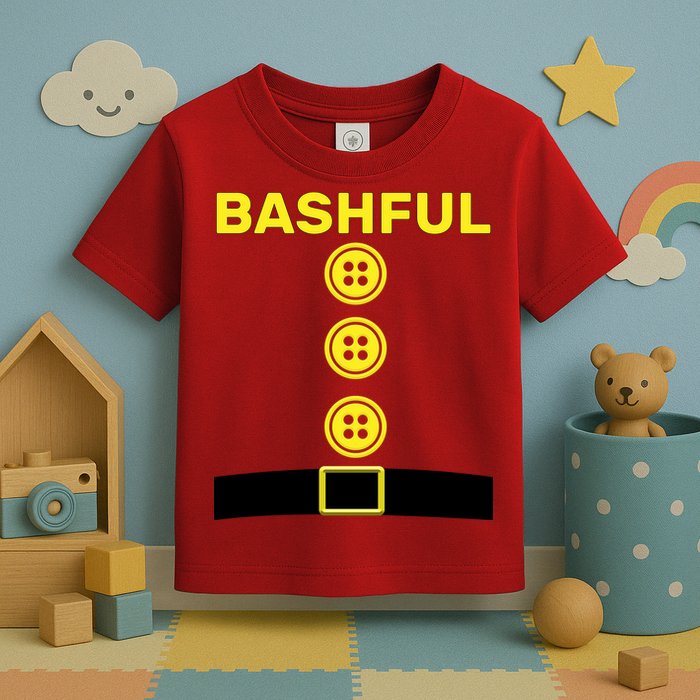 Bashful Dwarf Halloween Costume Toddler T-Shirt