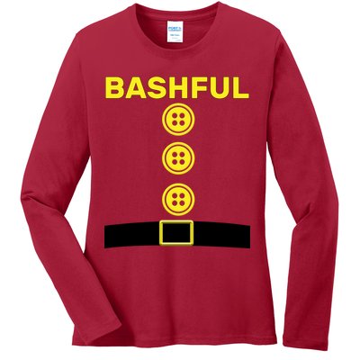 Bashful Dwarf Halloween Costume Ladies Long Sleeve Shirt