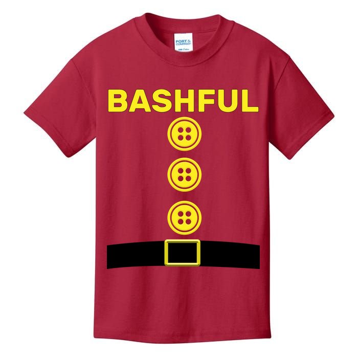 Bashful Dwarf Halloween Costume Kids T-Shirt