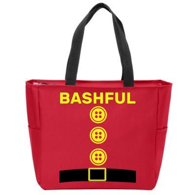 Bashful Dwarf Halloween Costume Zip Tote Bag