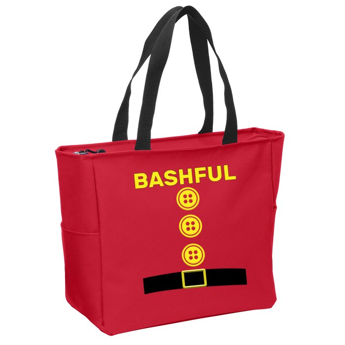 Bashful Dwarf Halloween Costume Zip Tote Bag