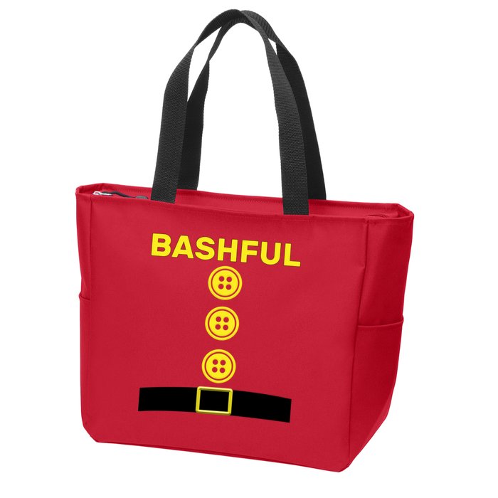 Bashful Dwarf Halloween Costume Zip Tote Bag