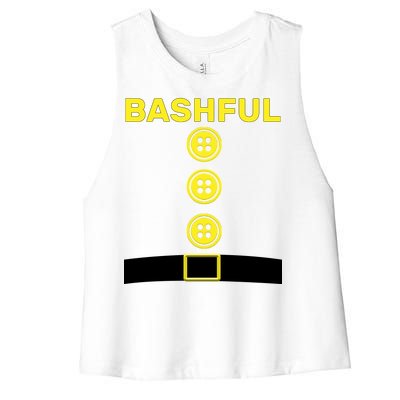 Bashful Dwarf Halloween Costume Women's Racerback Cropped Tank