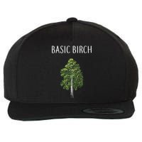 Basic Birch Wool Snapback Cap