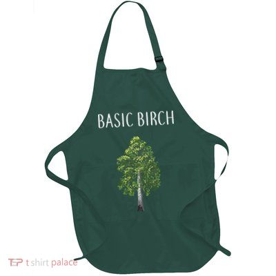 Basic Birch Full-Length Apron With Pockets