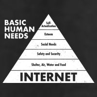 Basic Human Needs Pyramid  7 Panel Mesh Trucker Snapback Hat