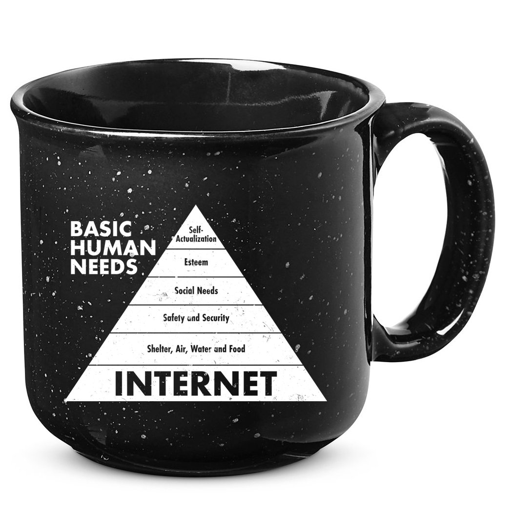Basic Human Needs Pyramid  15oz Campfire Ceramic Mug
