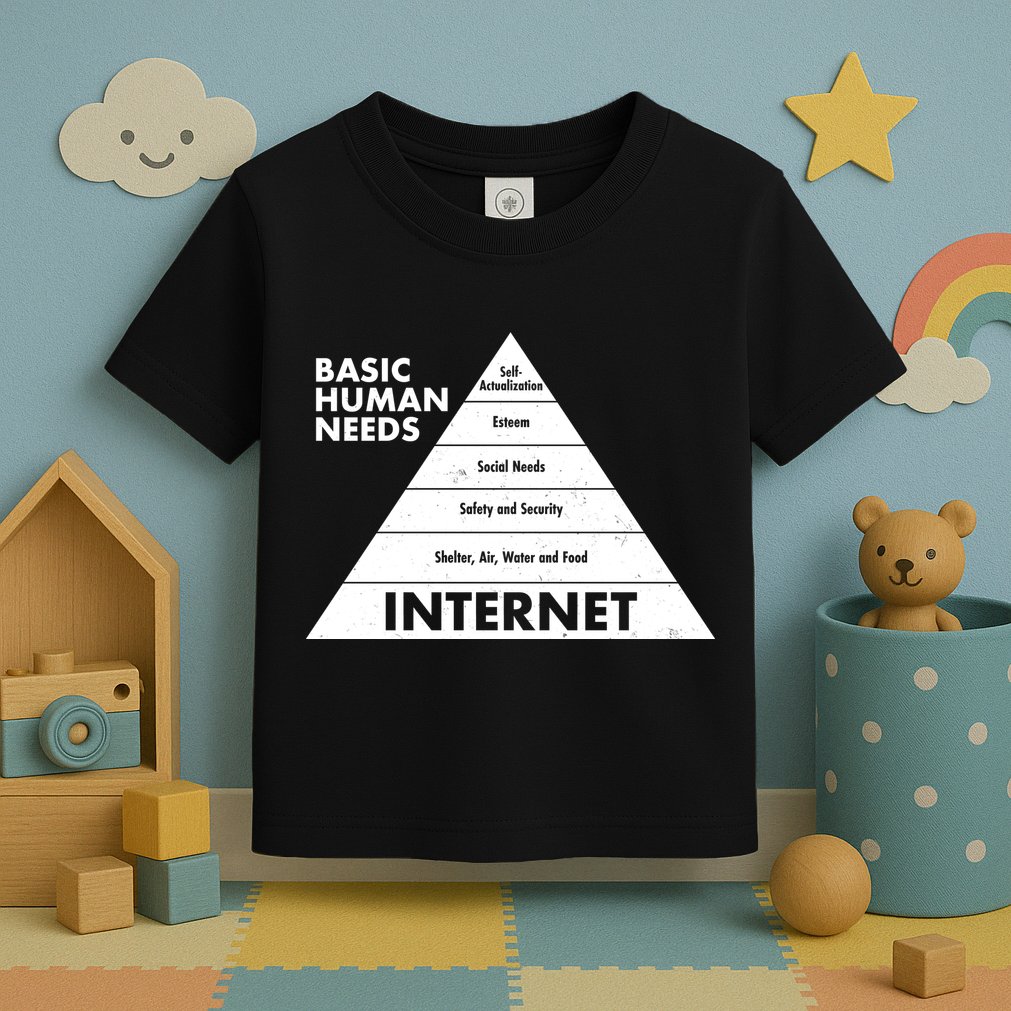 Basic Human Needs Pyramid  Toddler T-Shirt