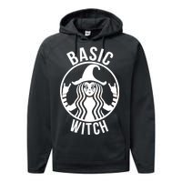 Basic Witch Funny Halloween Performance Fleece Hoodie