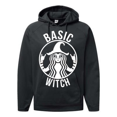 Basic Witch Funny Halloween Performance Fleece Hoodie