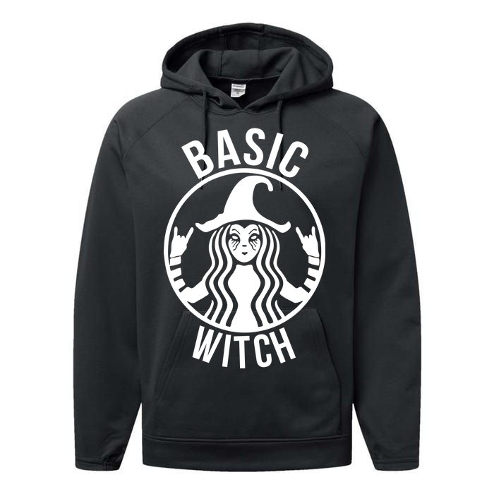 Basic Witch Funny Halloween Performance Fleece Hoodie