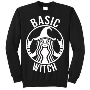 Basic Witch Funny Halloween Sweatshirt