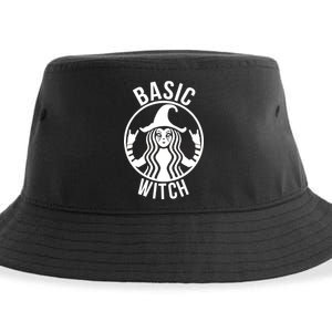 Basic Witch Funny Halloween Sustainable Bucket Hat