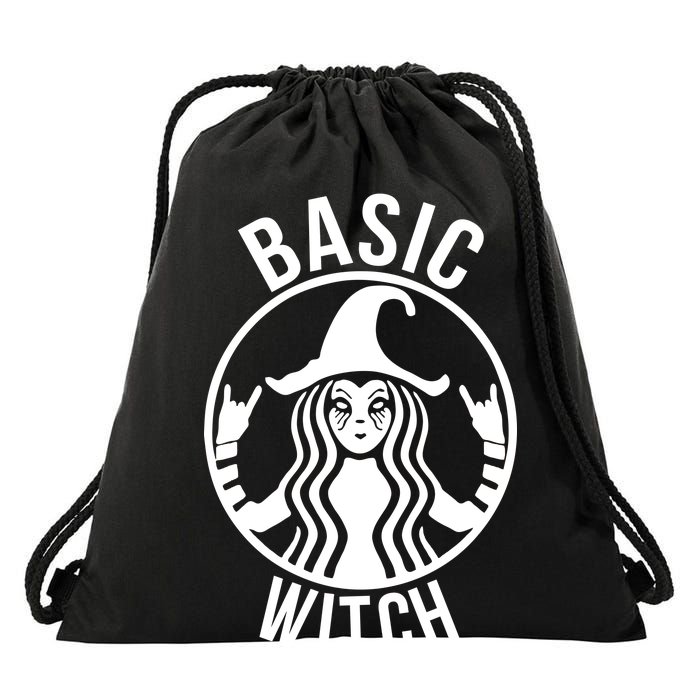 Basic Witch Funny Halloween Drawstring Bag