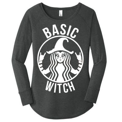 Basic Witch Funny Halloween Women's Perfect Tri Tunic Long Sleeve Shirt