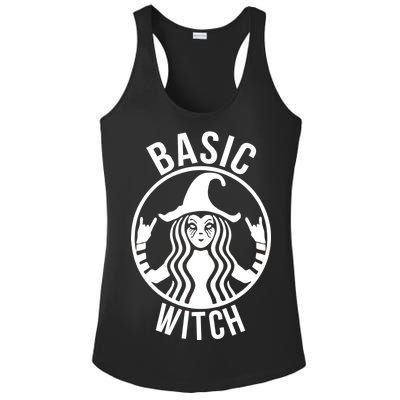 Basic Witch Funny Halloween Ladies PosiCharge Competitor Racerback Tank