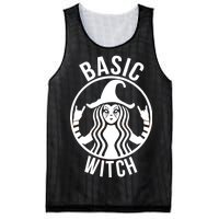 Basic Witch Funny Halloween Mesh Reversible Basketball Jersey Tank