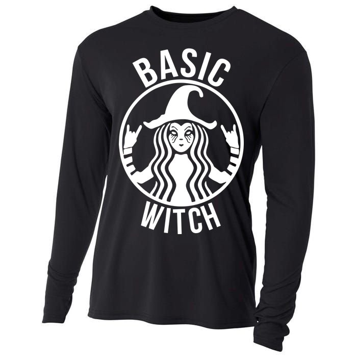 Basic Witch Funny Halloween Cooling Performance Long Sleeve Crew