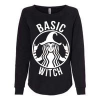 Basic Witch Funny Halloween Womens California Wash Sweatshirt