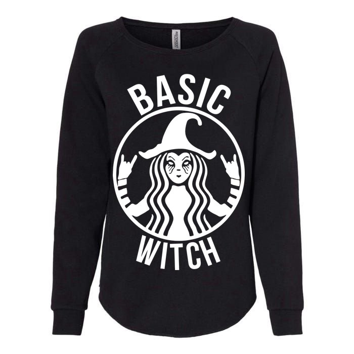 Basic Witch Funny Halloween Womens California Wash Sweatshirt