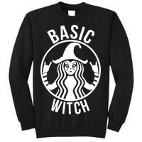 Basic Witch Funny Halloween Tall Sweatshirt