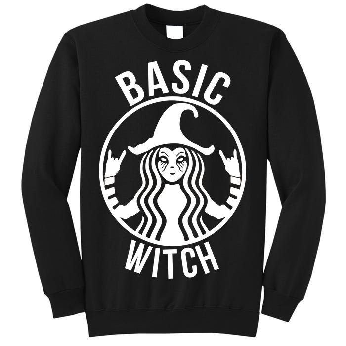 Basic Witch Funny Halloween Tall Sweatshirt