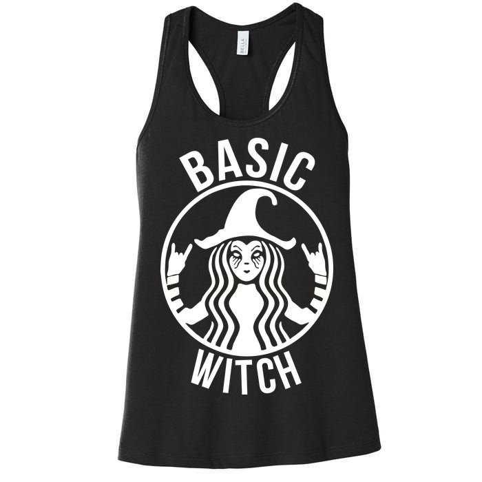 Basic Witch Funny Halloween Women's Racerback Tank