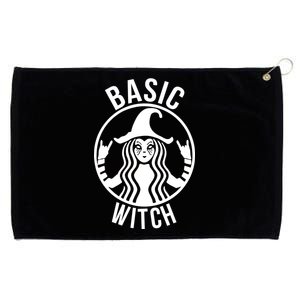 Basic Witch Funny Halloween Grommeted Golf Towel