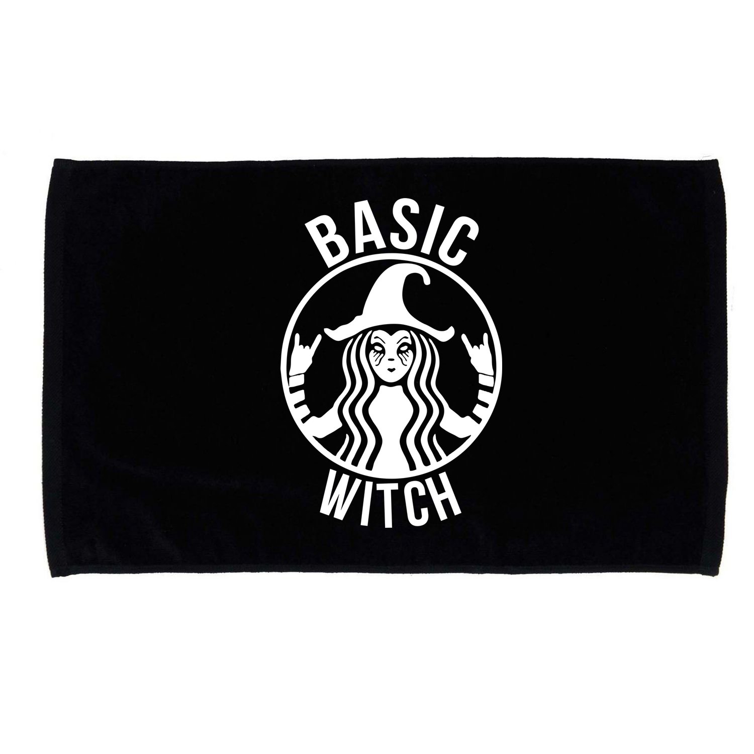 Basic Witch Funny Halloween Microfiber Hand Towel