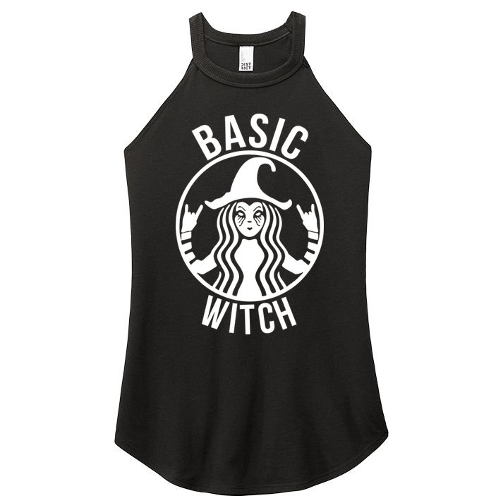 Basic Witch Funny Halloween Women's Perfect Tri Rocker Tank