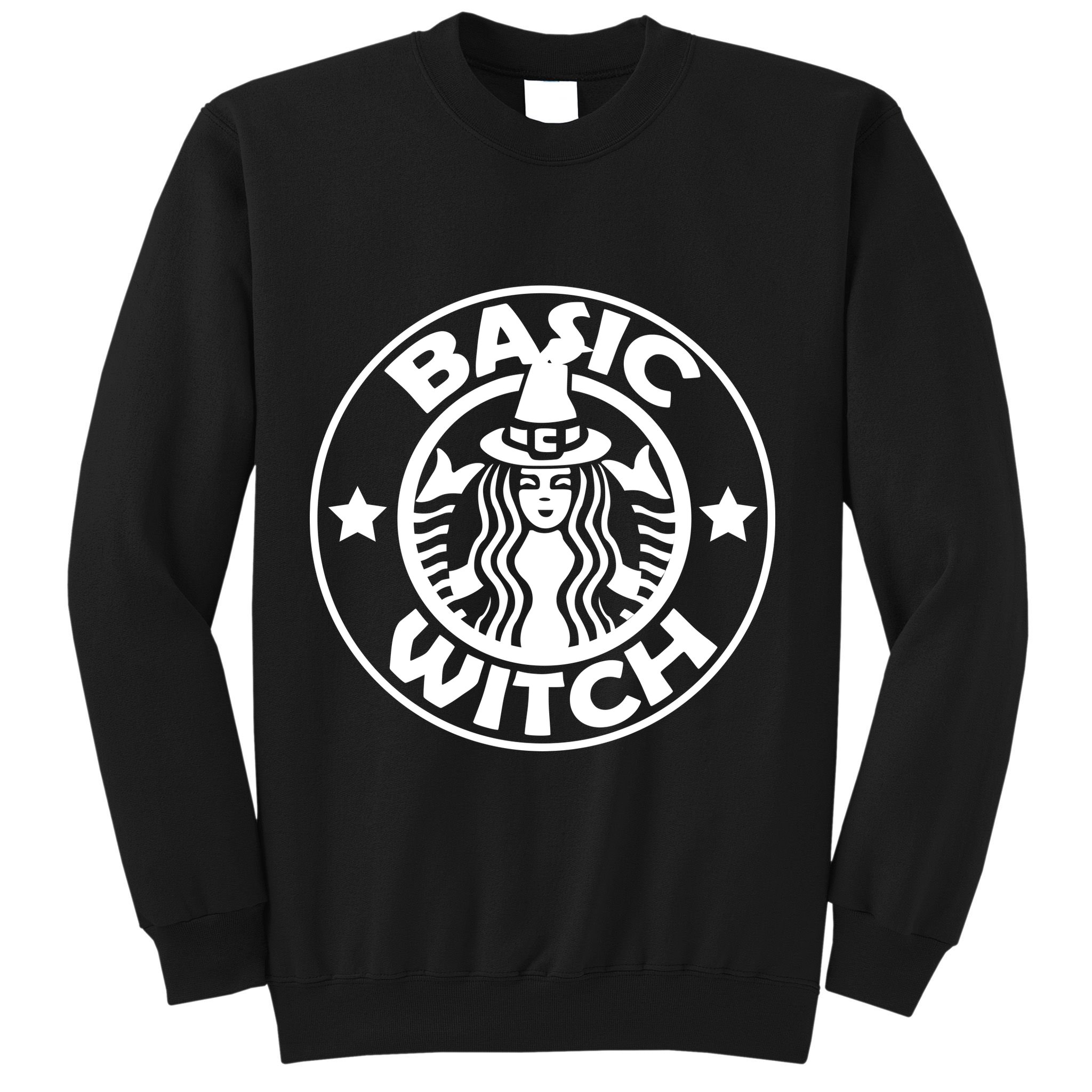 Basic Witch Parody Funny Halloween Sweatshirt