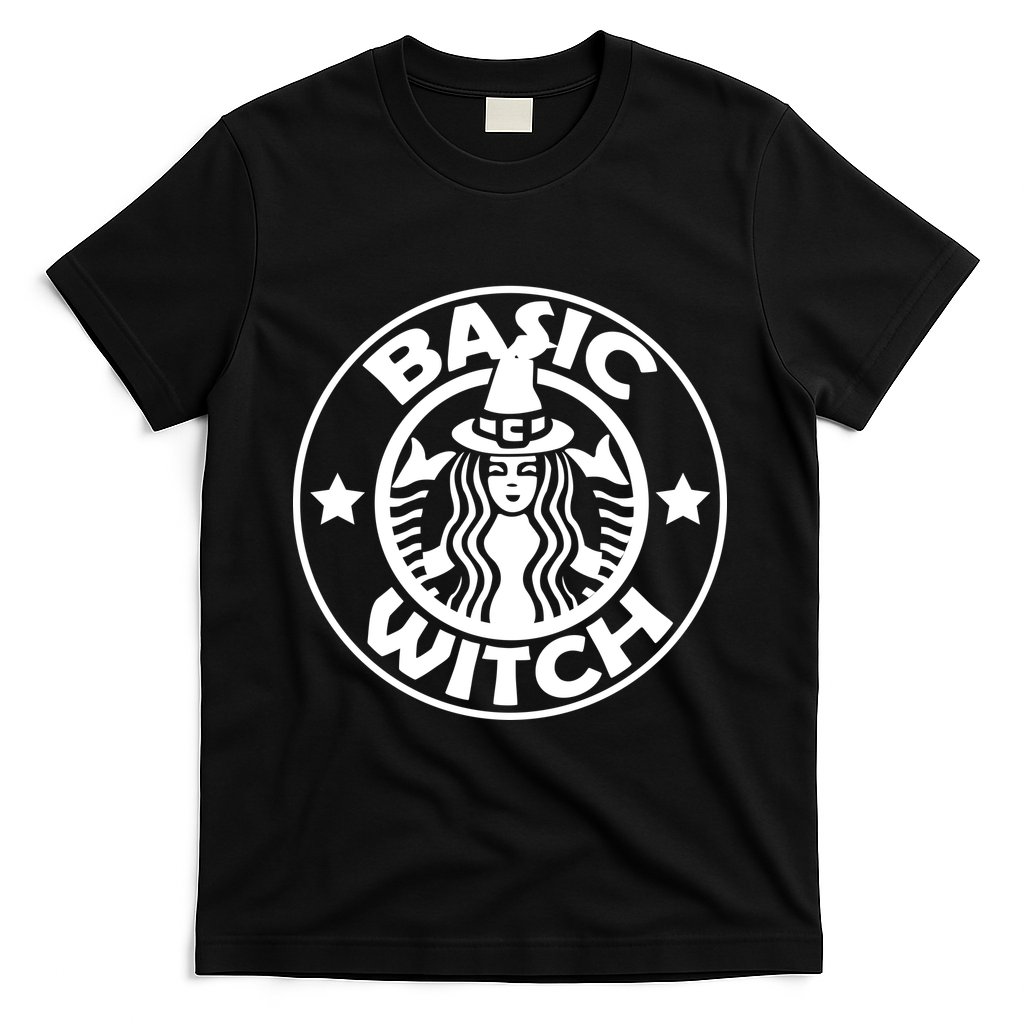 Basic Witch Parody Funny Halloween T-Shirt