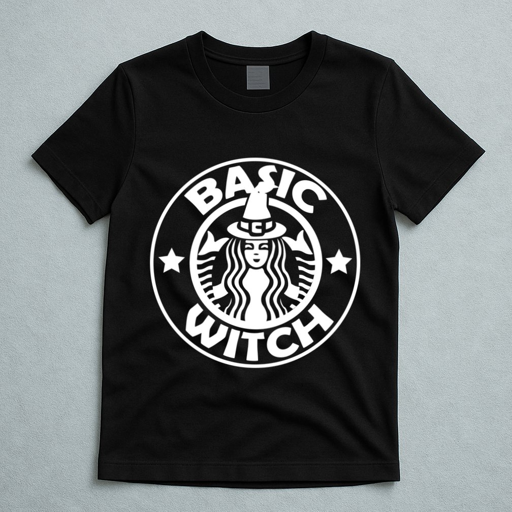 Basic Witch Parody Funny Halloween T-Shirt