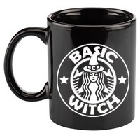 Basic Witch Parody Funny Halloween 11oz C Handle Ceramic Mug