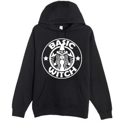 Basic Witch Parody Funny Halloween Premium Pullover Hoodie