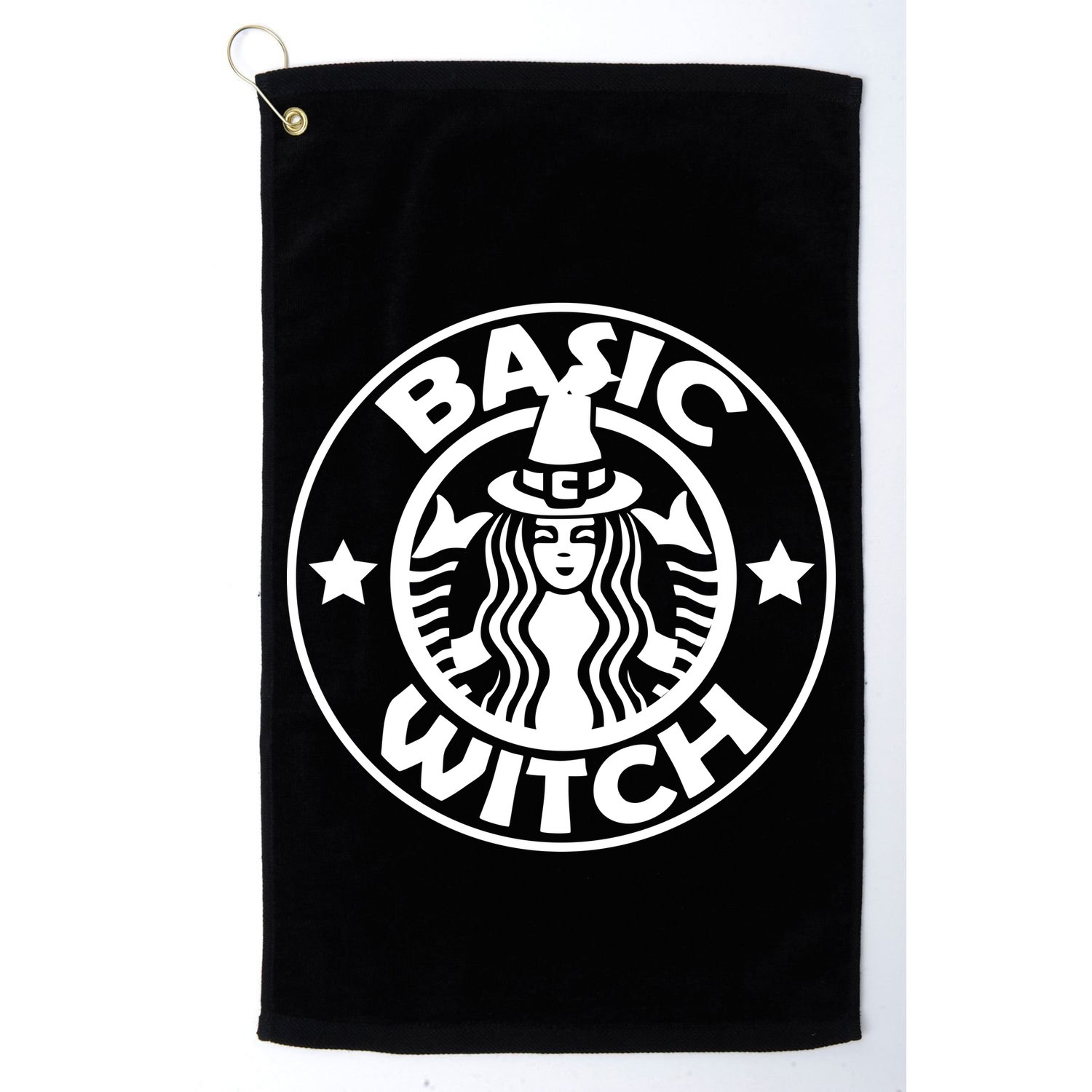Basic Witch Parody Funny Halloween Golf Towel