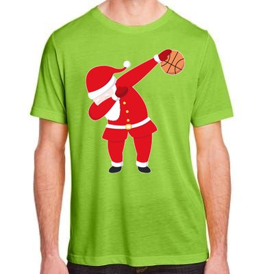 Basketball Dabbing Santa Adult ChromaSoft Performance T-Shirt